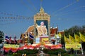 Ayutthaya, Thailand: Wat Phanam Choeng Royalty Free Stock Photo