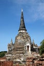 Ayutthaya, Thailand: Wat Phra Chedi Royalty Free Stock Photo