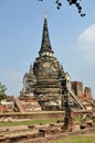 Ayutthaya, Thailand: Wat Phra Si Sanphet Royalty Free Stock Photo