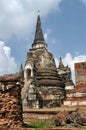 Ayutthaya, Thailand: Wat Phra Si Sanphet Chedi Royalty Free Stock Photo
