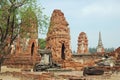 Ayutthaya - Wat Phra Sri Sanphet - Thailand Royalty Free Stock Photo