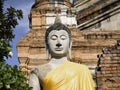 Ayutthaya Wat Yai Chai Mongkon Royalty Free Stock Photo
