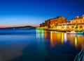 Ayvalik by Night Royalty Free Stock Photo