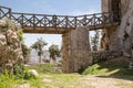 The ayyubid castle of Ajloun in northern Jordan, built in the 12th century, Middle East Royalty Free Stock Photo