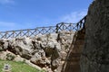 The ayyubid castle of Ajloun in northern Jordan, built in the 12th century, Middle East Royalty Free Stock Photo