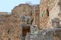 The ayyubid castle of Ajloun in northern Jordan, built in the 12th century, Middle East Royalty Free Stock Photo