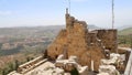 The ayyubid castle of Ajloun in northern Jordan, built in the 12th century, Middle East Royalty Free Stock Photo