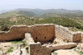 The ayyubid castle of Ajloun in northern Jordan, built in the 12th century, Middle East Royalty Free Stock Photo
