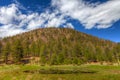 AZ-Coconino National Forest-Lockett Meadow Campground Royalty Free Stock Photo