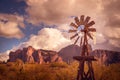 Az desert mountain landscape scene