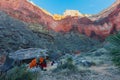 AZ-Grand Canyon National Park-Tonto Trail west . Royalty Free Stock Photo