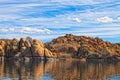 AZ-Granite Dells-Watson Lake Royalty Free Stock Photo