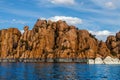 AZ-Prescott-Granite Dells-Watson Lake Royalty Free Stock Photo