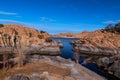 AZ-Prescott-Granite Dells-Willow Lake Royalty Free Stock Photo