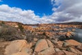 AZ-Prescott-Watson Lake-Granite Dells Royalty Free Stock Photo