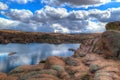 AZ-Prescott-Watson Lake-Granite Dells Royalty Free Stock Photo