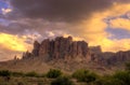 AZ-Superstition Mountain Wilderness-Lost Dutchman State Park Royalty Free Stock Photo