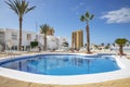 On-site swimming pool in the residential complex Azahara Playa Los Cristianos, Tenerife, Canary Islands, Spain