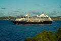 Azamara Quest Cruise Ship leaving the port of St. John's in Antigua and Barbuda