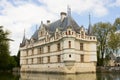 Azay Le Rideau castle Royalty Free Stock Photo