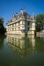Azay-le-Rideau castle, Castles of the Loire, France Royalty Free Stock Photo