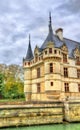 Azay-le-Rideau castle in Loire Valley, France. Royalty Free Stock Photo