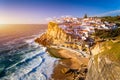 Azenhas do Mar is a seaside town in the municipality of Sintra, Portugal. Close to Lisboa. Azenhas do Mar white village, cliff and