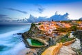 Azenhas do Mar Seaside Town Royalty Free Stock Photo