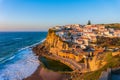 Azenhas do Mar, typical village on top of oceanic cliffs, Portugal