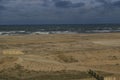 Azerbaijan Baku beach Caspian Sea Novkhani location when there was still an empty place on the shore now everything is built up