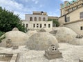 Azerbaijan, Baku city. Ancient Hamam of Kasum Bek in the historic district of Icheri Sheher Old town in Baku