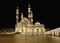 Azerbaijan, Baku, the Heydar Mosque. Royalty Free Stock Photo