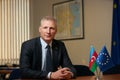 Azerbaijan, Baku - Jan 12, 2018: Head of Delegation of the Europ