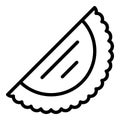 Azerbaijan cuisine icon outline vector. Food baklava