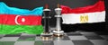 Azerbaijan Egypt summit, meeting or aliance between those two countries that aims at solving political issues, symbolized by a