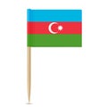 Azerbaijan flag toothpick