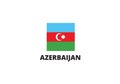 Azerbaijan national flag symbol