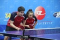 Azerbaijan National Table Tennis Championship. Mix couple.