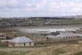 Azerbaijan. Rural Landscape. Salt lake