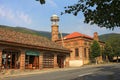 Azerbaijan. Sheki city. Beautiful old town houses