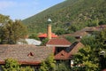 Azerbaijan. Sheki city. Panorama of the city Royalty Free Stock Photo