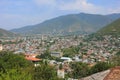 Azerbaijan. Sheki city. Panorama of the city Royalty Free Stock Photo