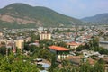 Azerbaijan. Sheki city. Panorama of the city Royalty Free Stock Photo