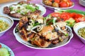 Azerbaijani chicken skewers