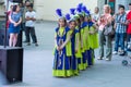 Azerbaijani national dancers performing