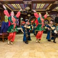 Azerbaijani traditional dancers performing