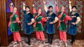 Azerbaijani traditional dancers performing