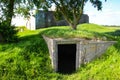 Azeville battery bunker. Normadia, France. German defensive location in the Second World War Royalty Free Stock Photo