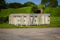 Azeville battery bunker. Normadia, France. German defensive location in the Second World War Royalty Free Stock Photo