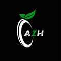 AZH creative minimalist letter logo. AZH unique vector initials alphabet letter logo design Royalty Free Stock Photo